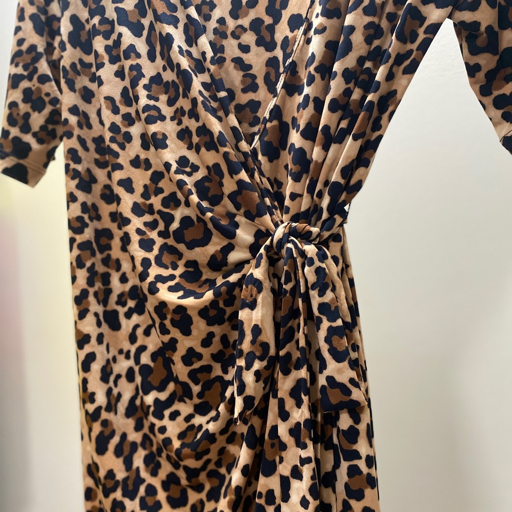 MOTHERHOOD MATERNITY LEOPARD PRINT DRESS SIZE S/P ✨HOST PICK✨ - Picture 2 of 3